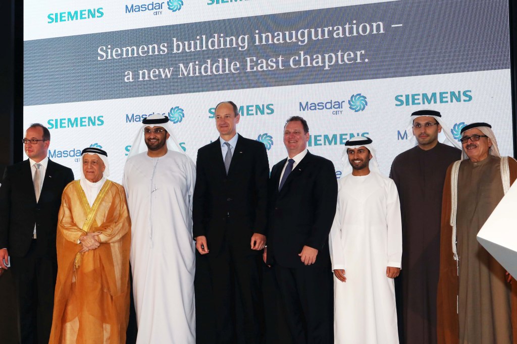 Opening Siemens building Masdar City